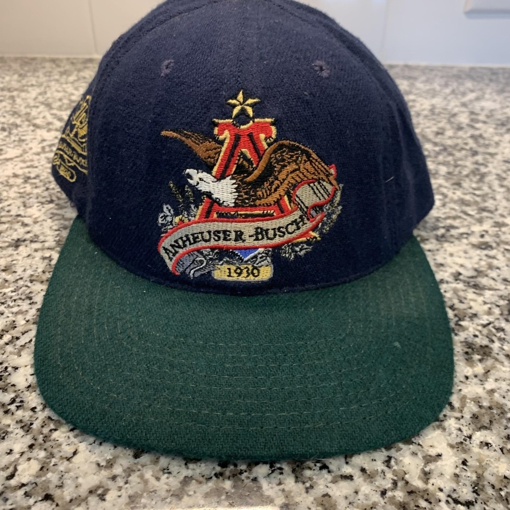 Vintage Anheuser-Busch Collector's Edition 1936 Eagle Hat Cap OSFA USA Wool